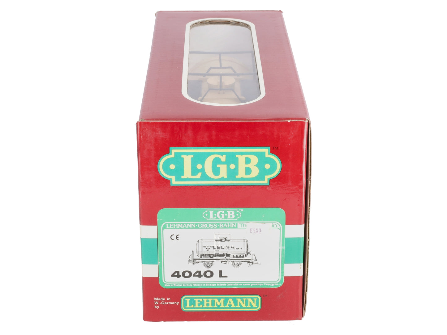 LGB 4040L G Scale Leuna Single Dome Tank Car - Metal Wheels EX/Box