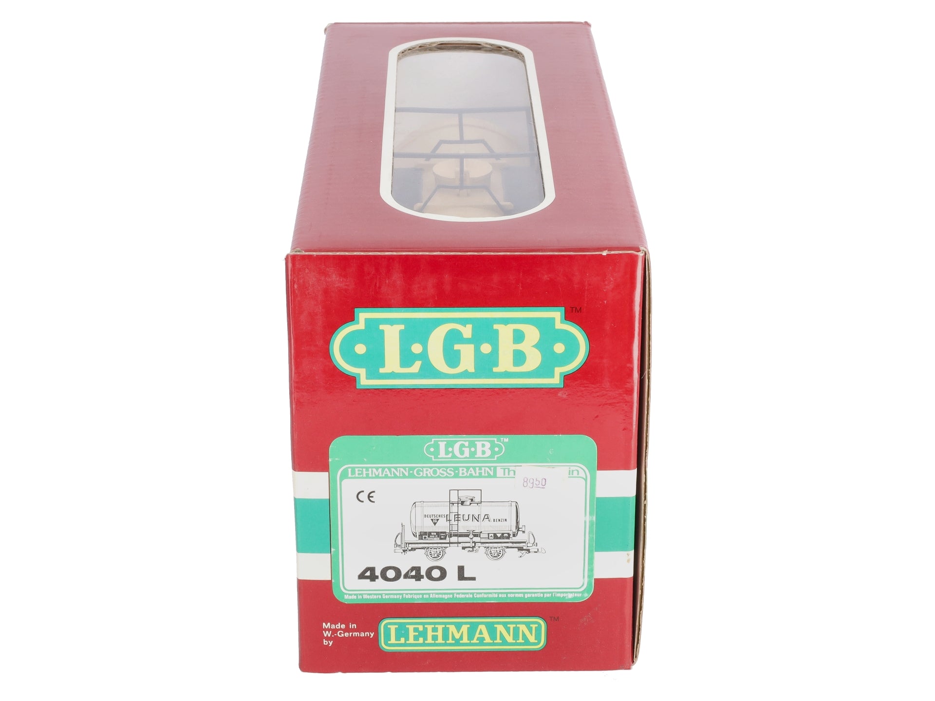 LGB 4040L G Scale Leuna Single Dome Tank Car - Metal Wheels EX/Box