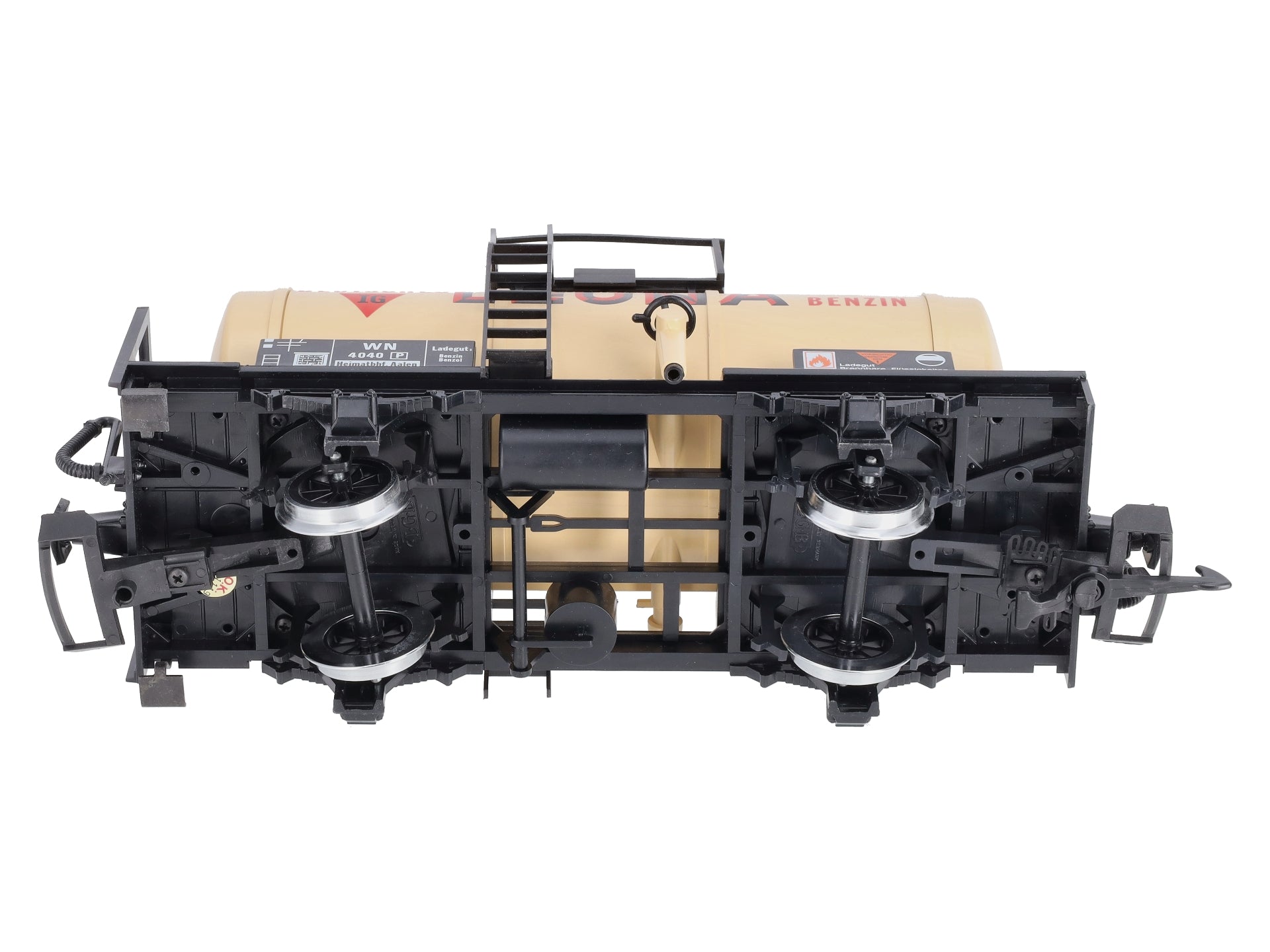 LGB 4040L G Scale Leuna Single Dome Tank Car - Metal Wheels EX/Box