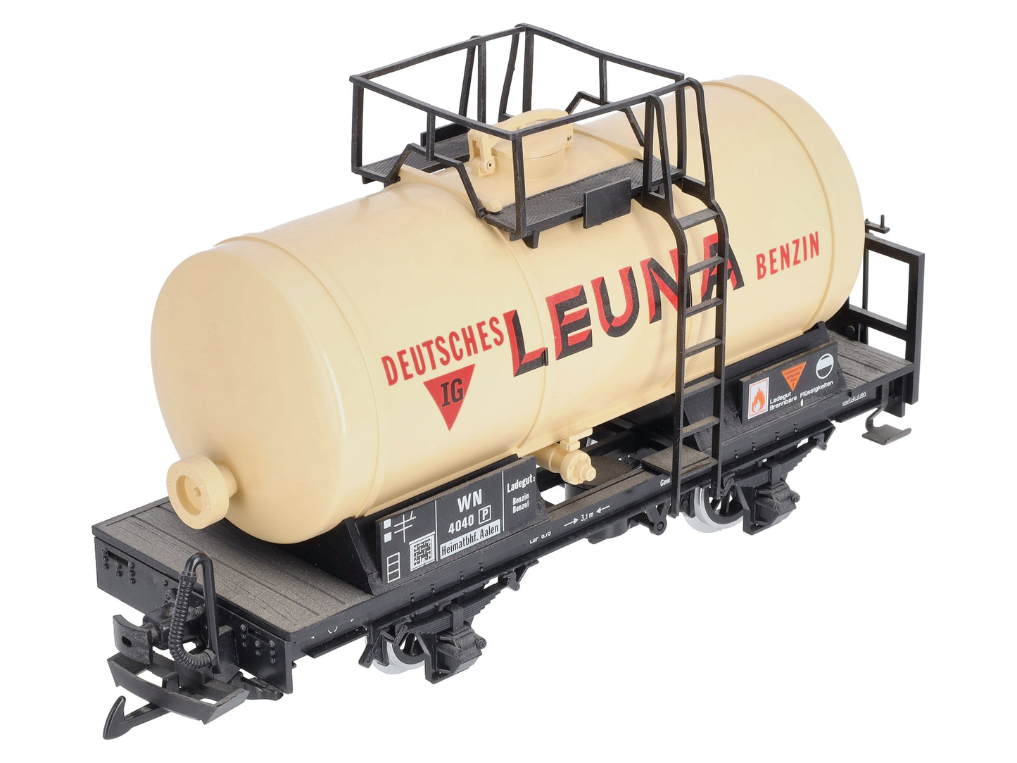 LGB 4040L G Scale Leuna Single Dome Tank Car - Metal Wheels EX/Box