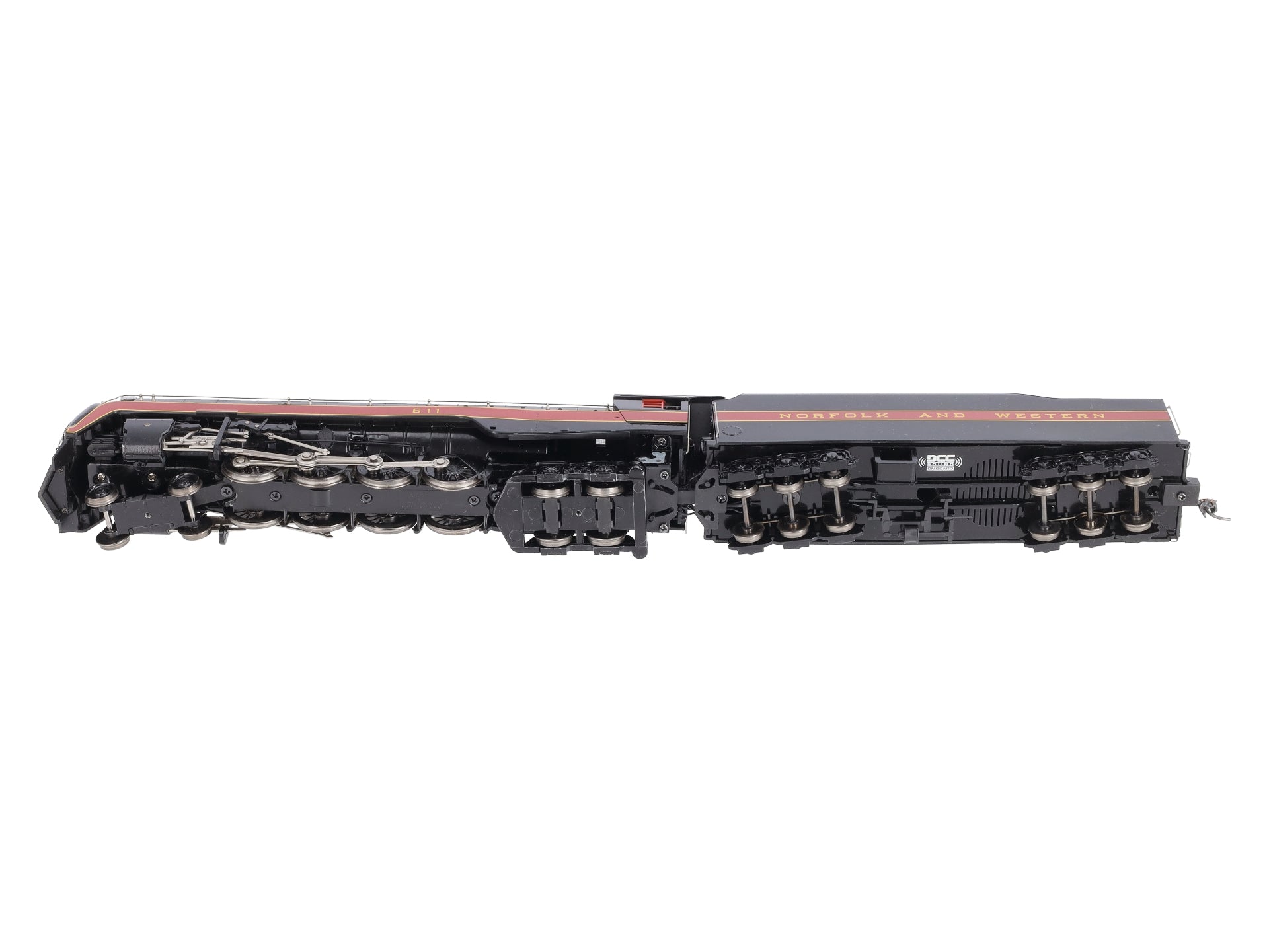 Bachmann 83904 HO Norfolk & Western 4-8-4 J-Class Steam #611 w/ DCC & Sound