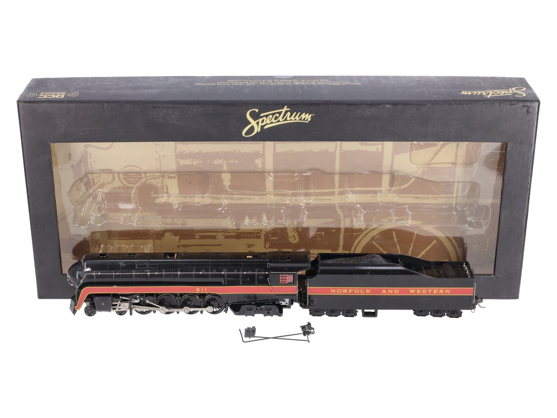 Bachmann 83904 HO Norfolk & Western 4-8-4 J-Class Steam #611 w/ DCC & Sound