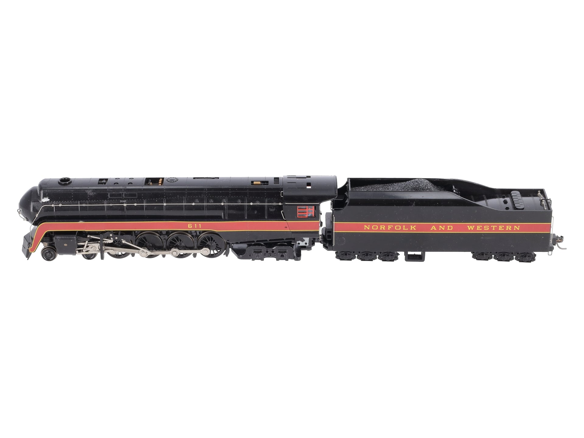 Bachmann 83904 HO Norfolk & Western 4-8-4 J-Class Steam #611 w