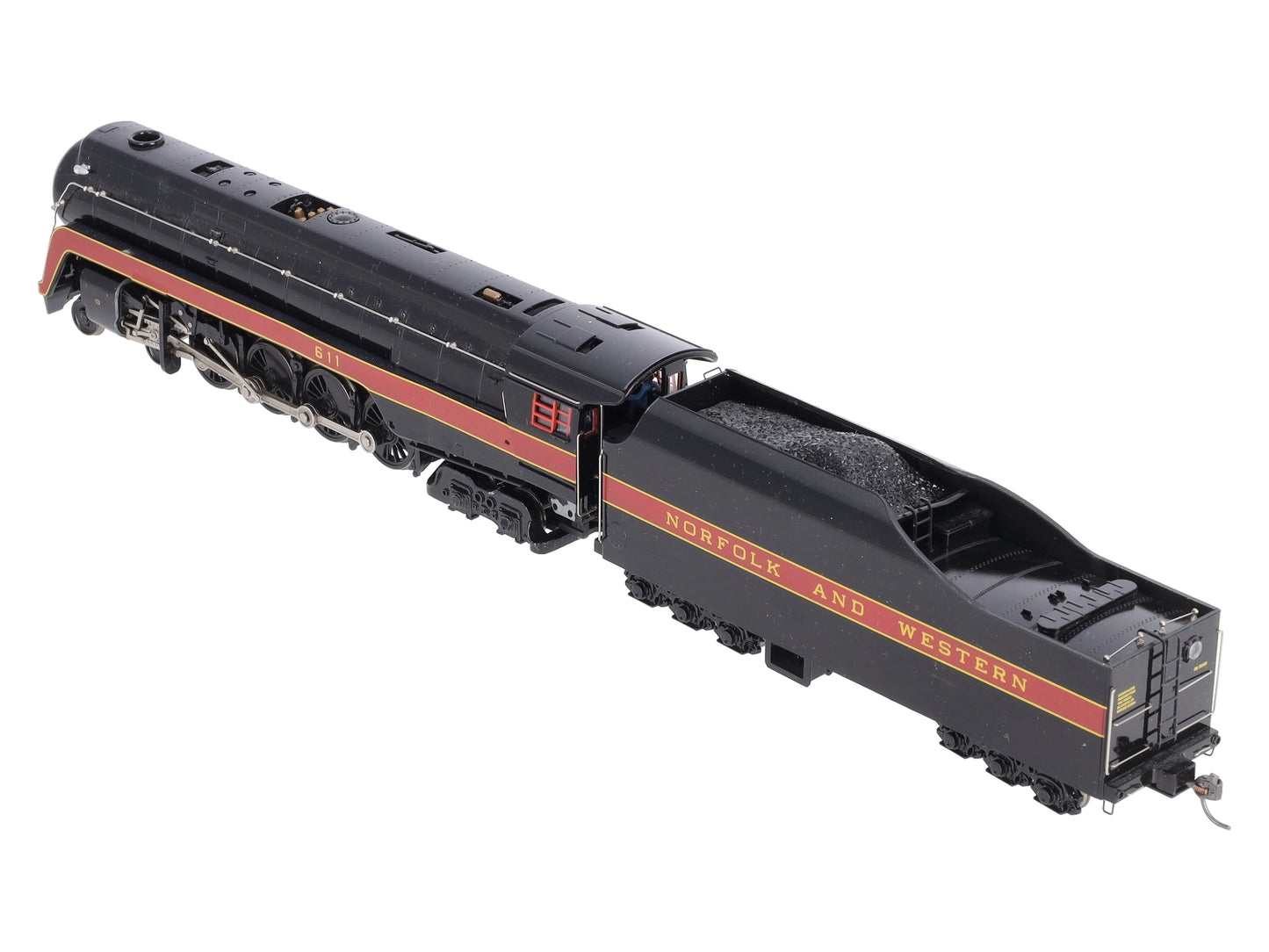 Bachmann 83904 HO Norfolk & Western 4-8-4 J-Class Steam #611 w/ DCC & Sound