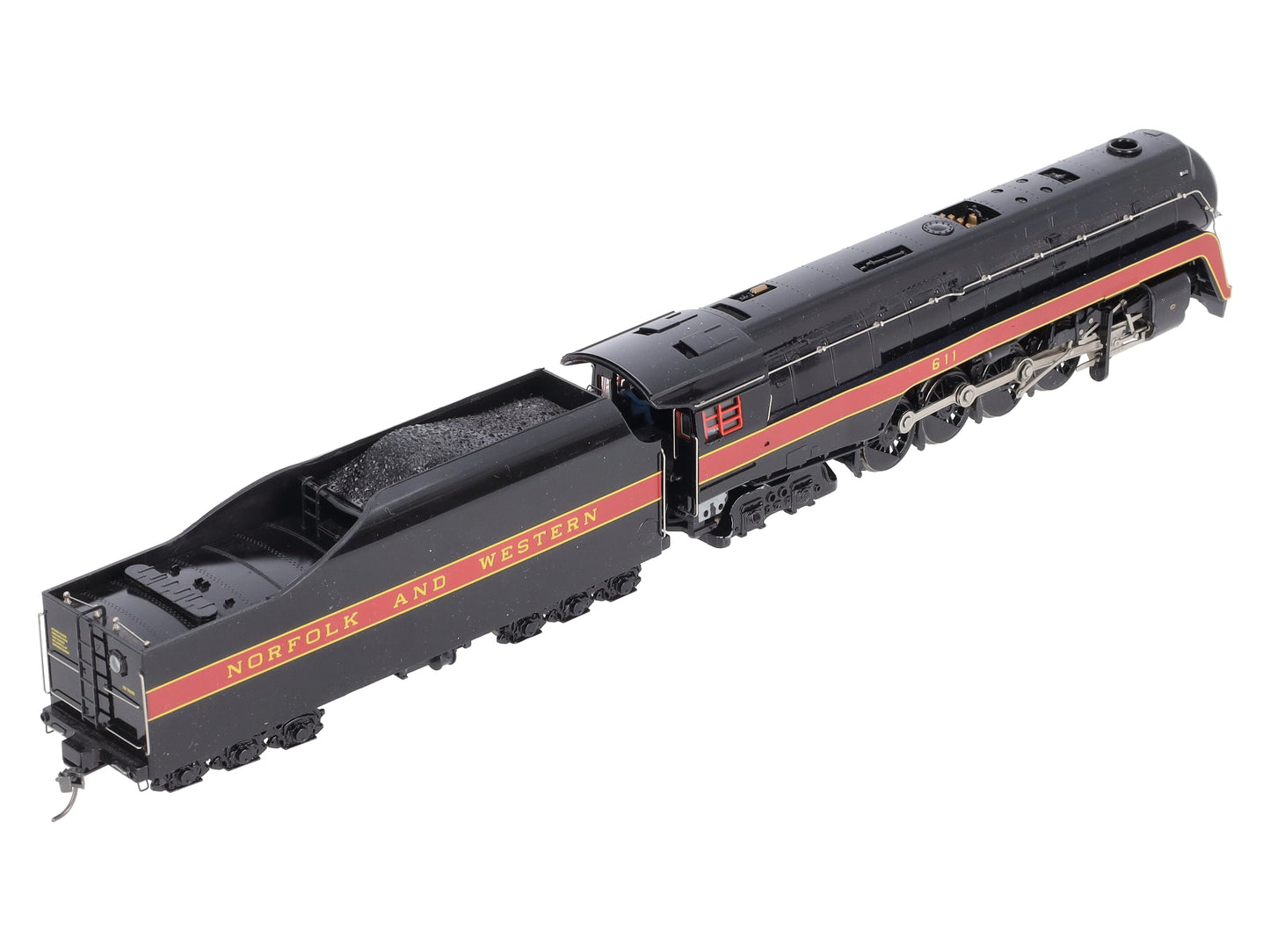Bachmann 83904 HO Norfolk & Western 4-8-4 J-Class Steam #611 w/ DCC & Sound