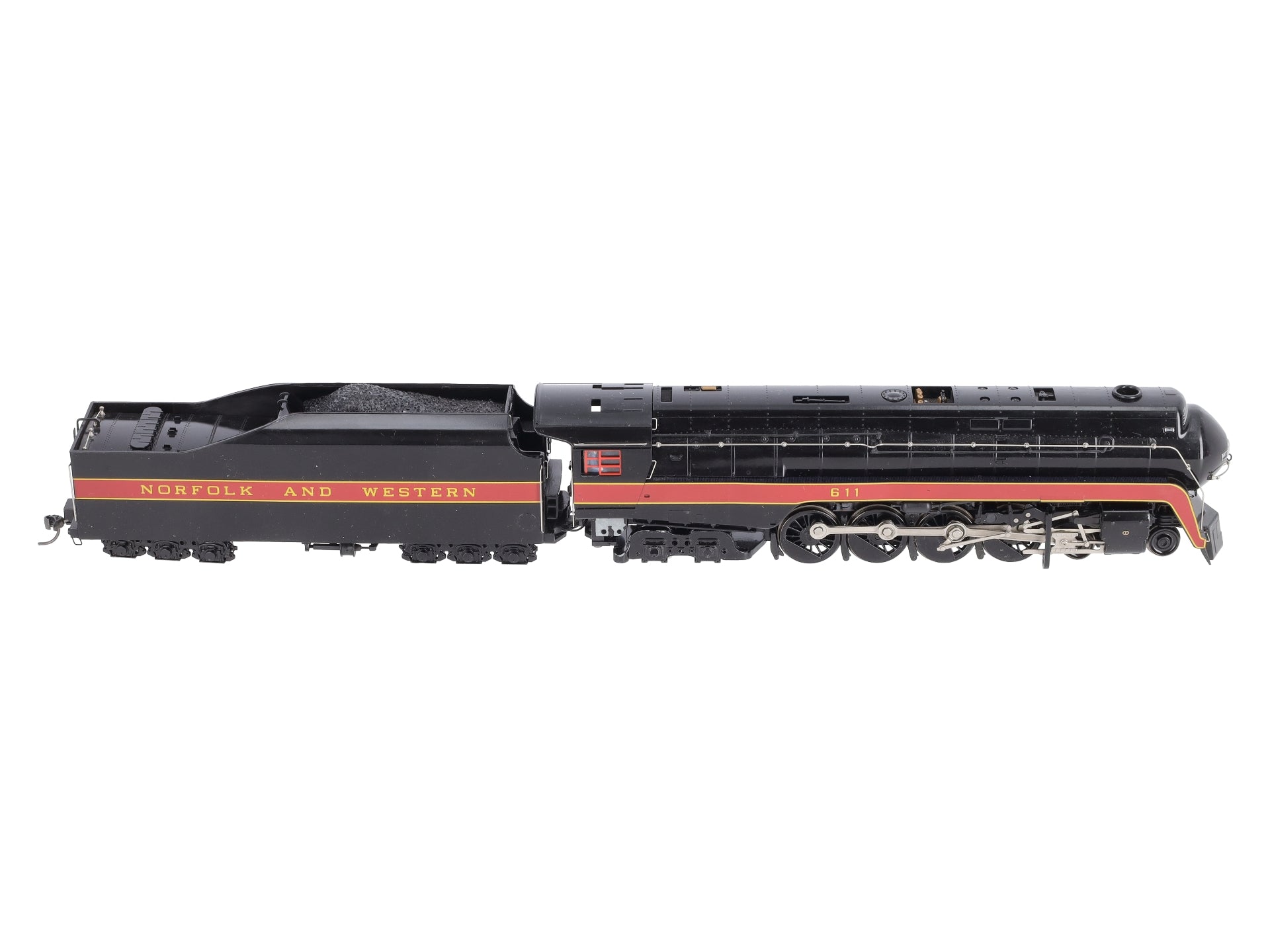 Bachmann 83904 HO Norfolk & Western 4-8-4 J-Class Steam #611 w
