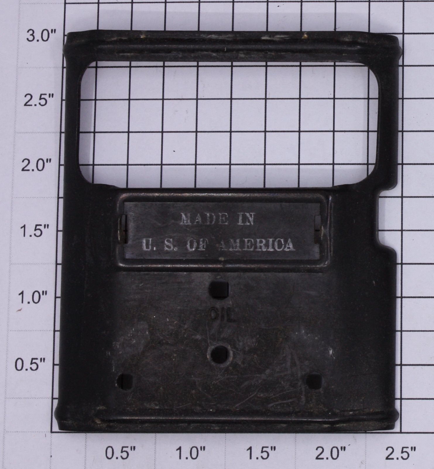 Lionel 700E-167 Black Ashpan without Nameplate