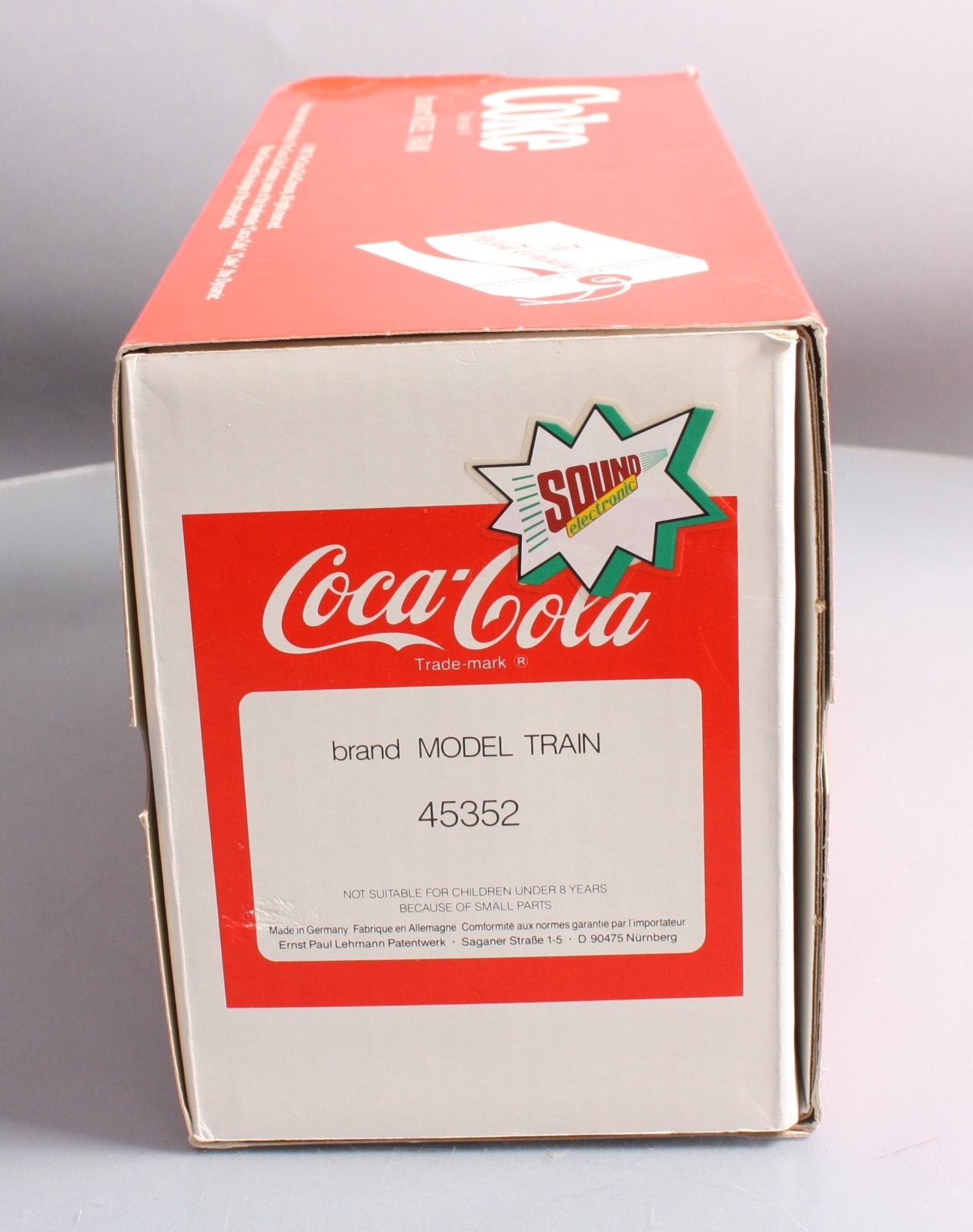 Coca-Cola 45352 G Scale Coke Brand Box Car w/Sound EX/Box