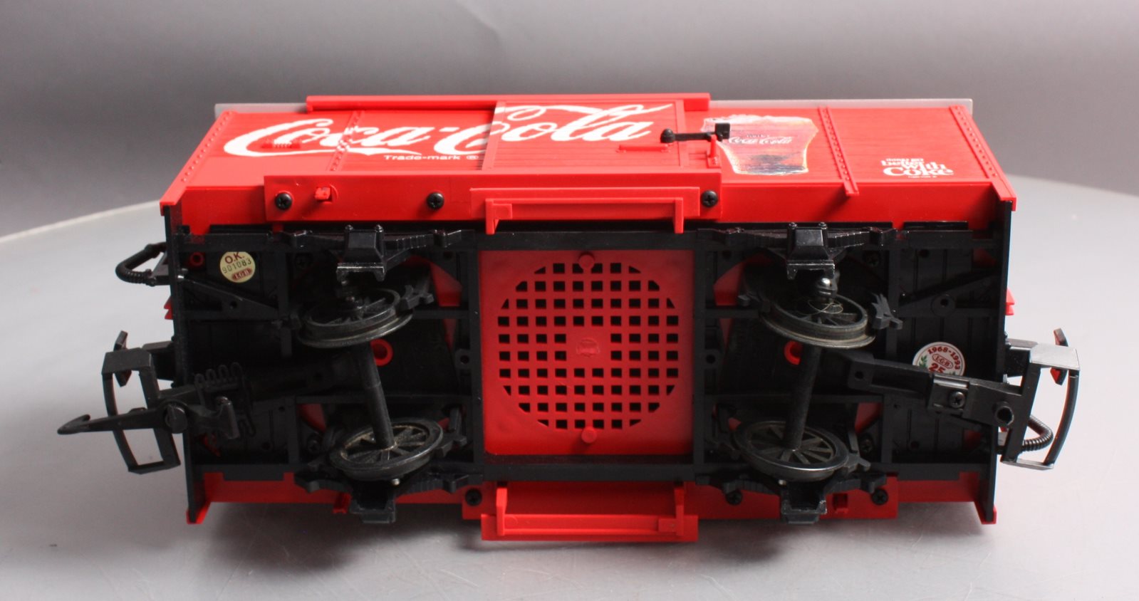 Coca-Cola 45352 G Scale Coke Brand Box Car w/Sound EX/Box