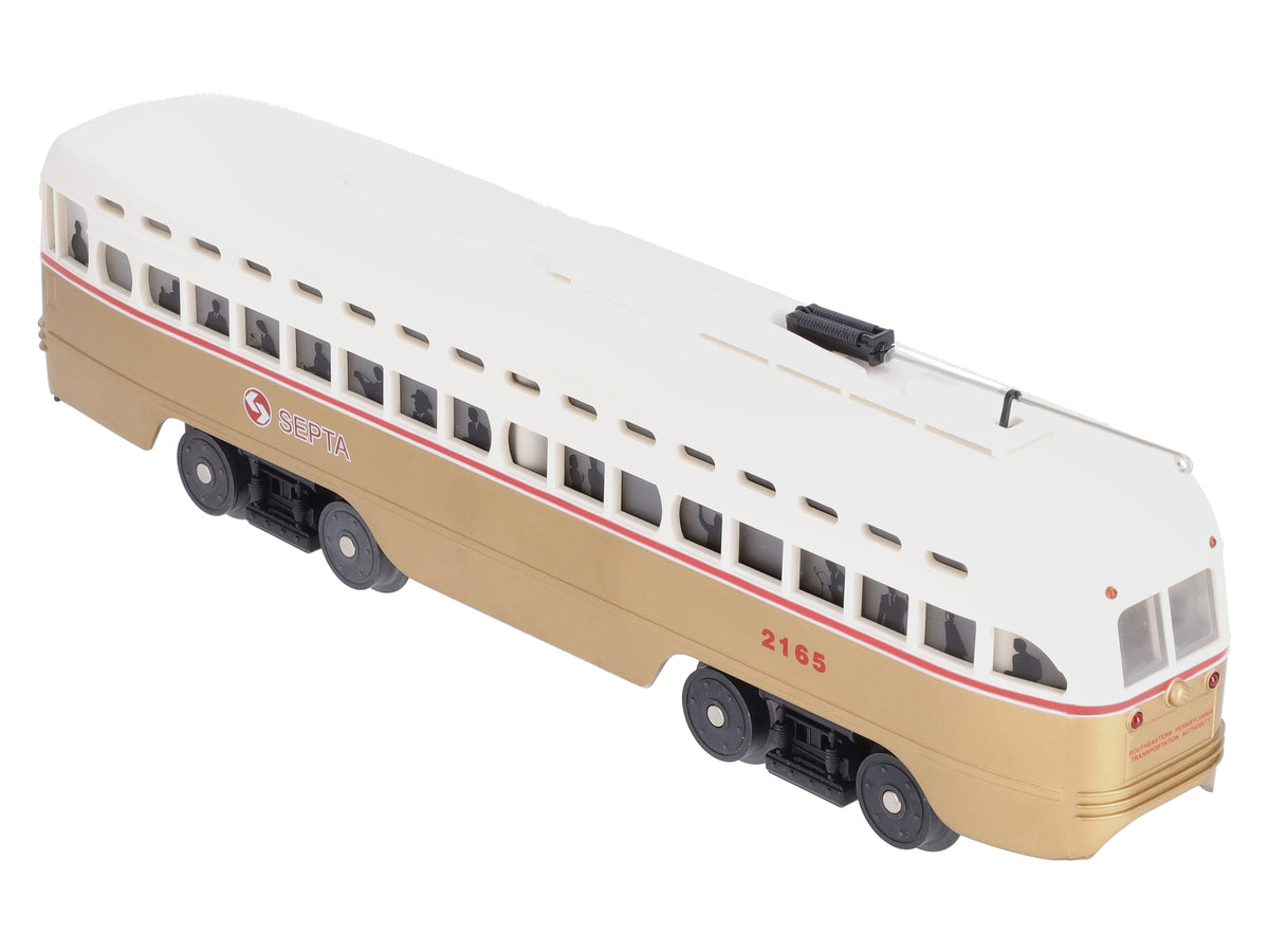MTH 30-2503-0 O Gauge SEPTA PCC Electric Trolley Car #2165 LN/Box