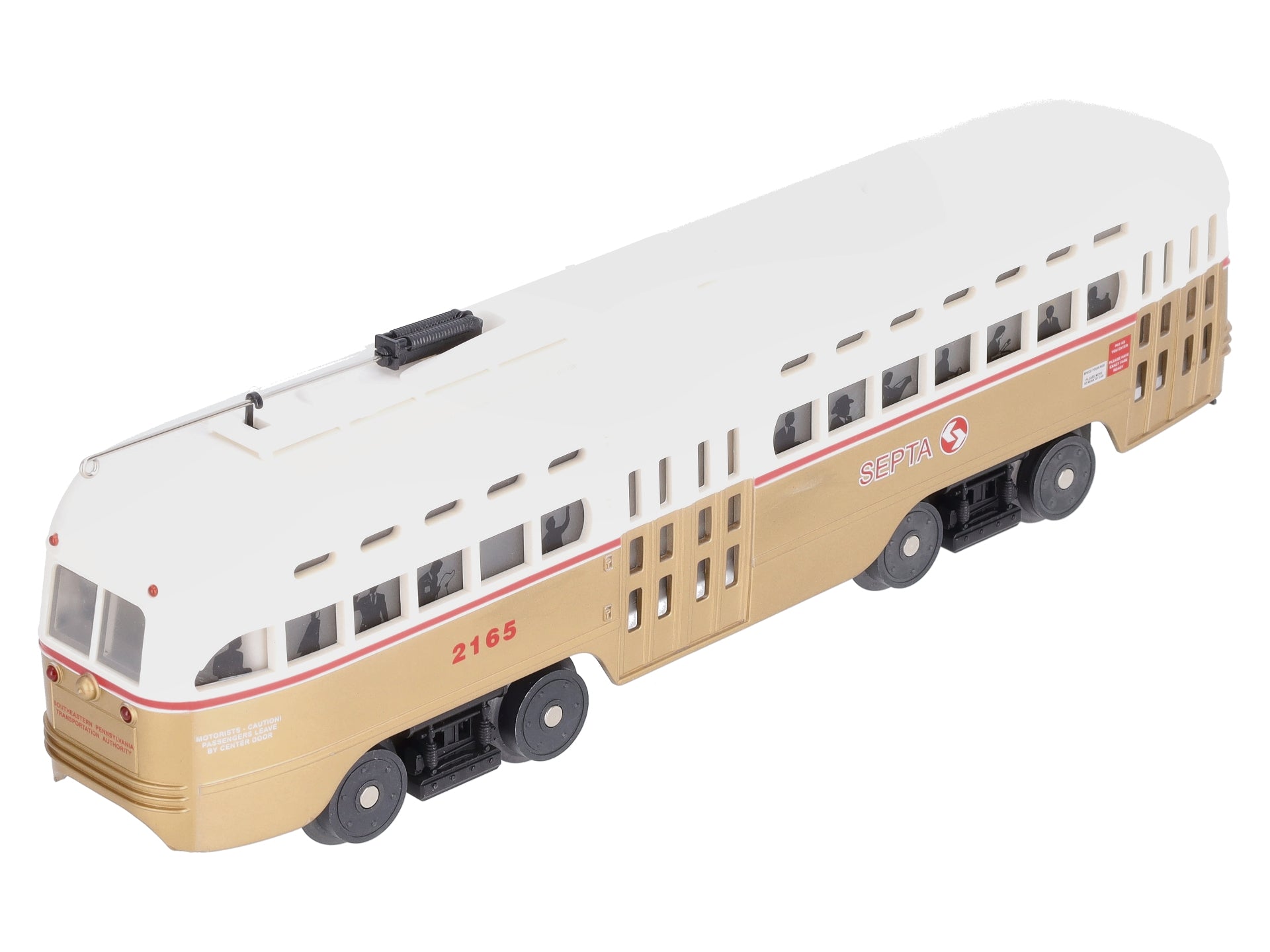 MTH 30-2503-0 O Gauge SEPTA PCC Electric Trolley Car #2165 EX/Box
