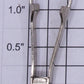 Lionel 211-11 Nickel Brake Wheel Support Stand for 211 or 511 Freight Cars