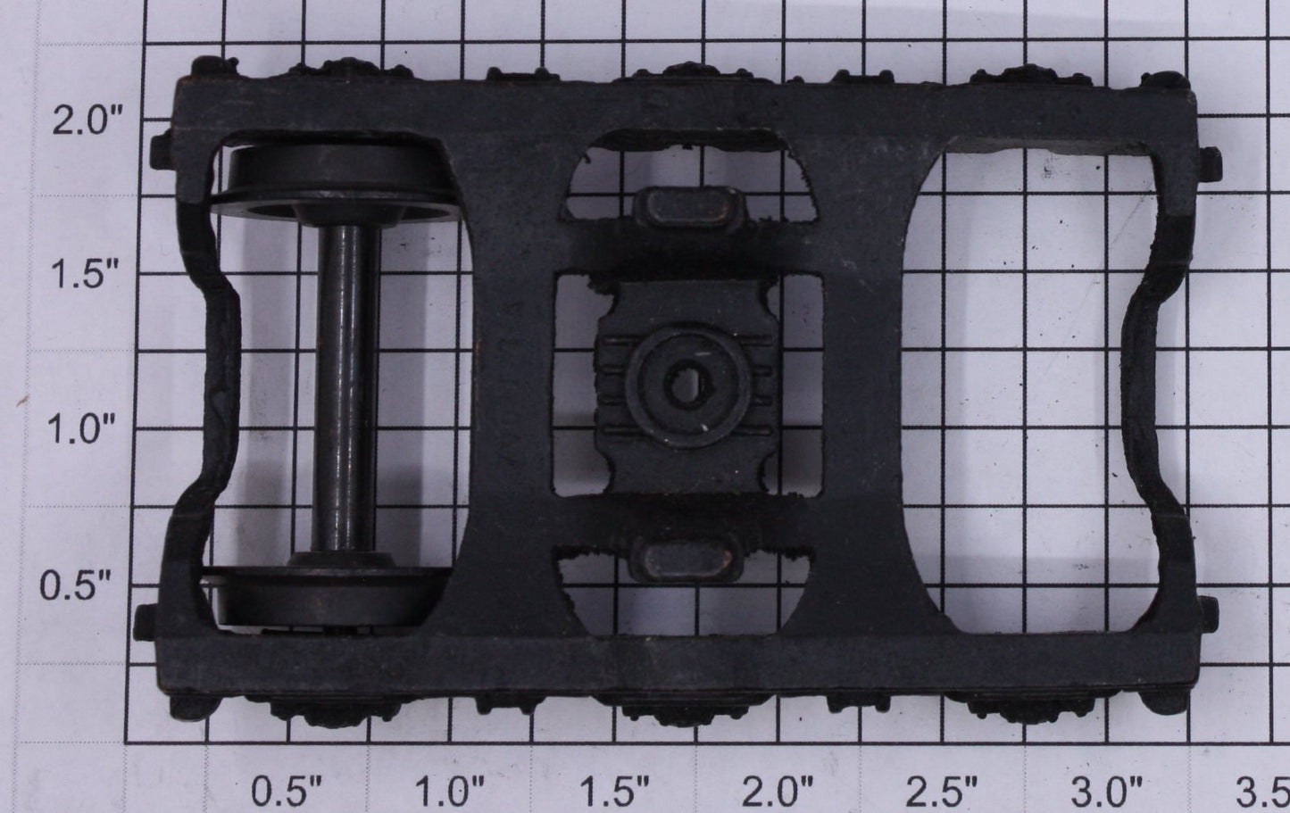 Lionel 700T-3 Black 6-Wheel Tender Truck Frame-Incomplete Missing 2 Wheel Sets