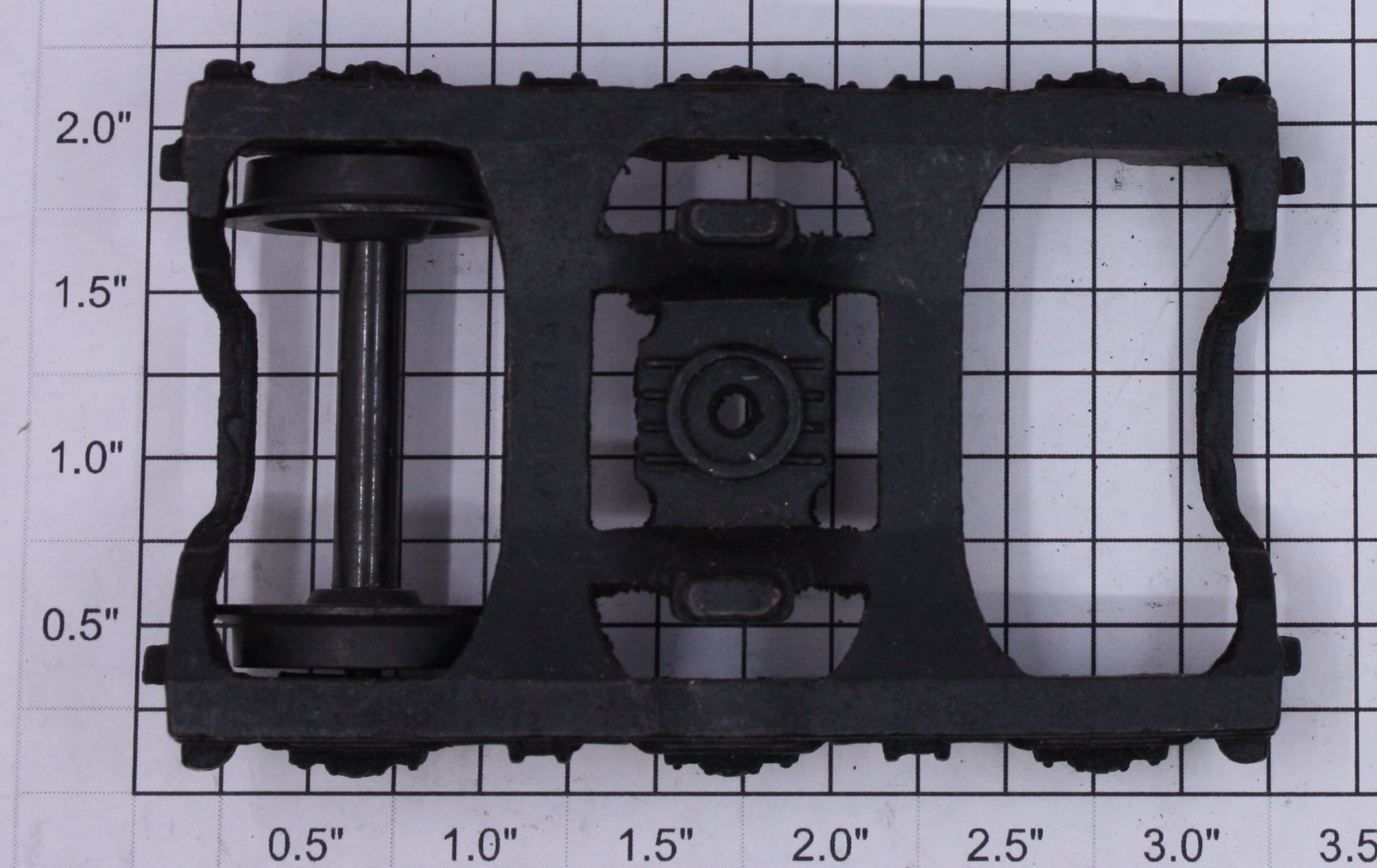 Lionel 700T-3 Black 6-Wheel Tender Truck Frame-Incomplete Missing 2 Wheel Sets