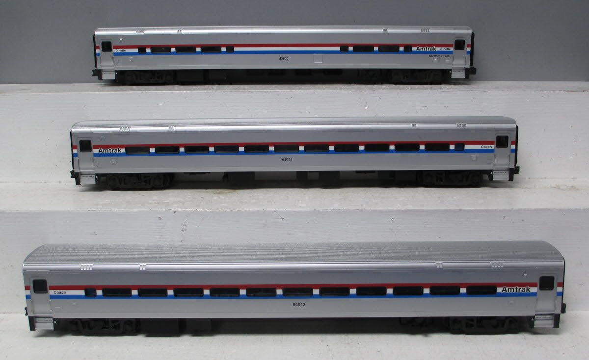 Atlas 6212 O Amtrak Horizon Passenger Cars - 3-Rail (Set of 3) LN/Box