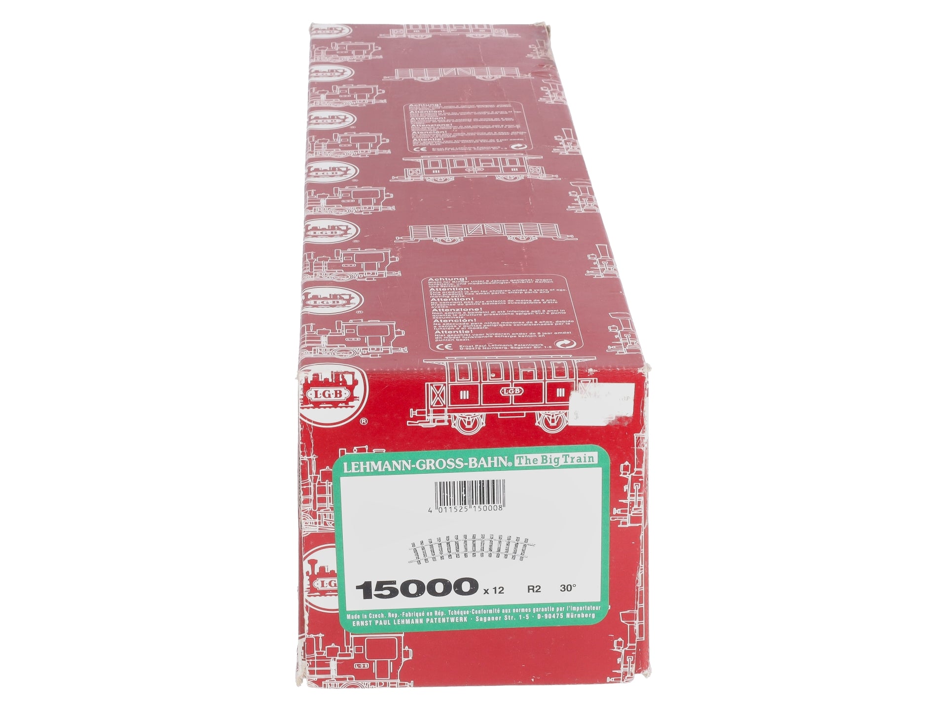 LGB 15000 G Scale Wide Radius Curved Track (Box of 12) LN/Box