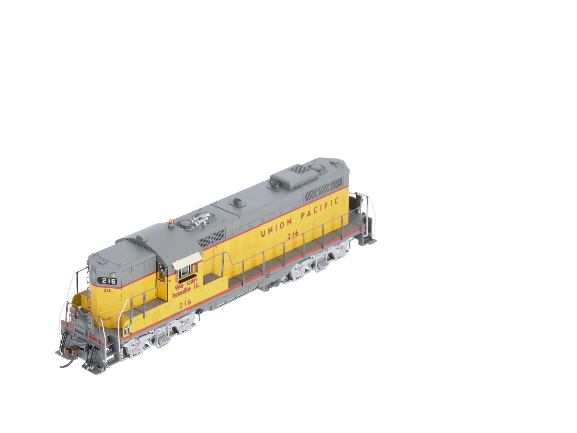 Athearn G64244 HO Union Pacific GP9 Diesel Locomotive with DCC & Sound #216