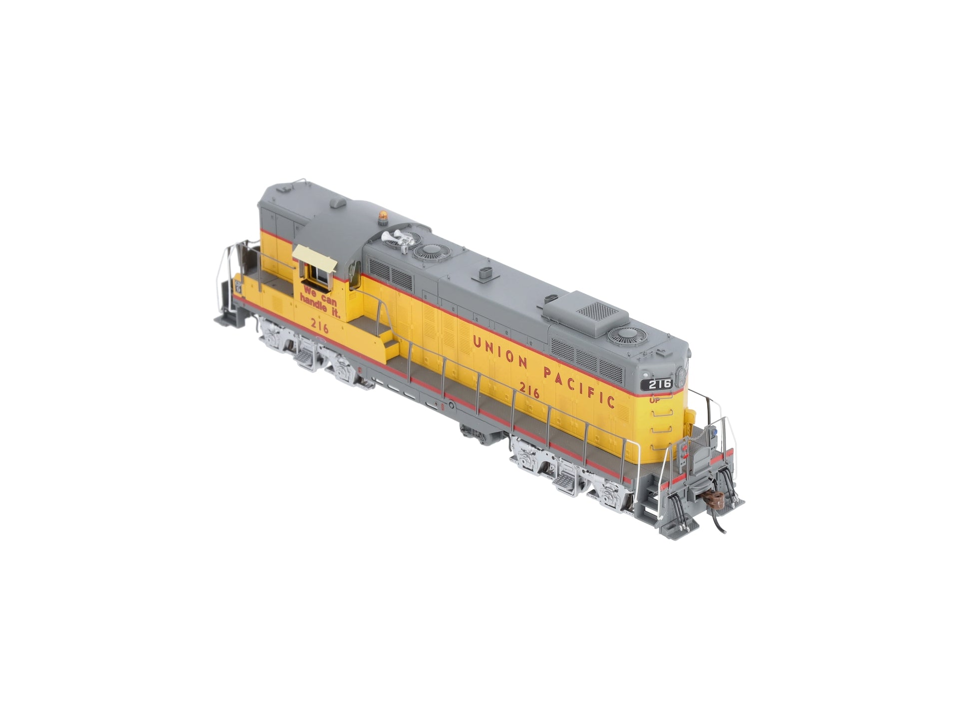 Athearn G64244 HO Union Pacific GP9 Diesel Locomotive with DCC & Sound #216