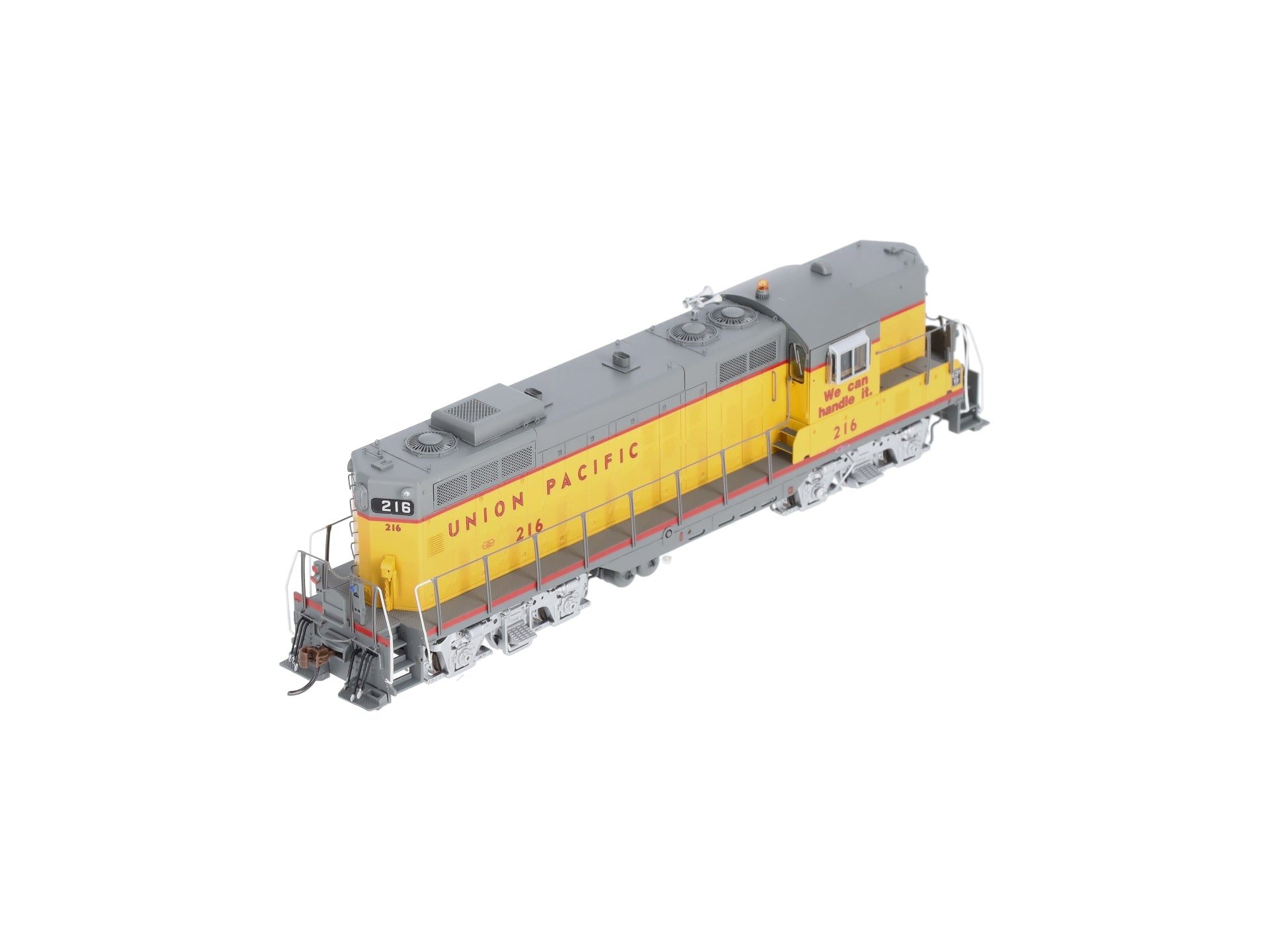 Athearn G64244 HO Union Pacific GP9 Diesel Locomotive with DCC & Sound #216
