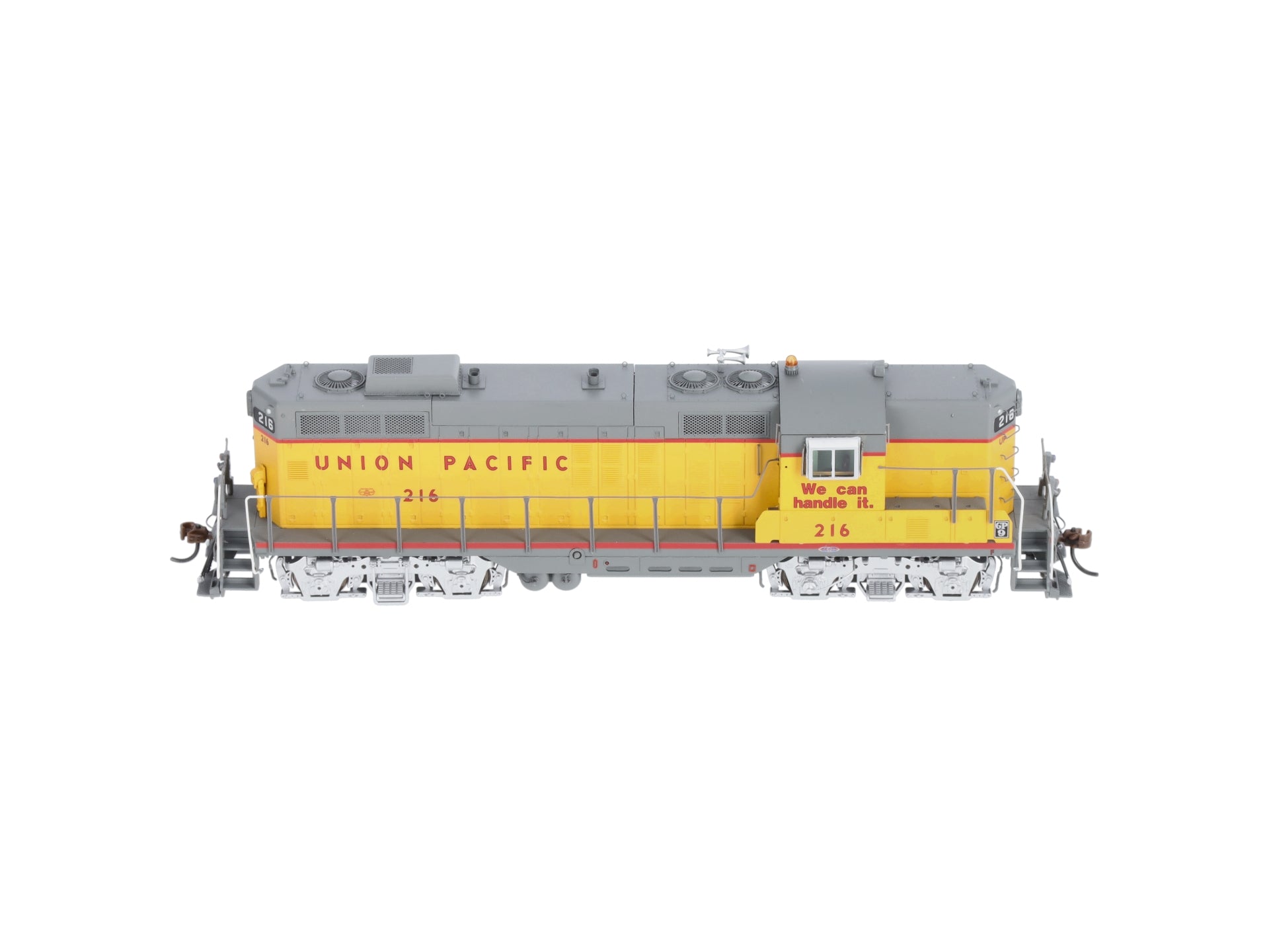 Athearn G64244 HO Union Pacific GP9 Diesel Locomotive with DCC & Sound #216