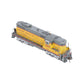 Athearn G64244 HO Union Pacific GP9 Diesel Locomotive with DCC & Sound #216