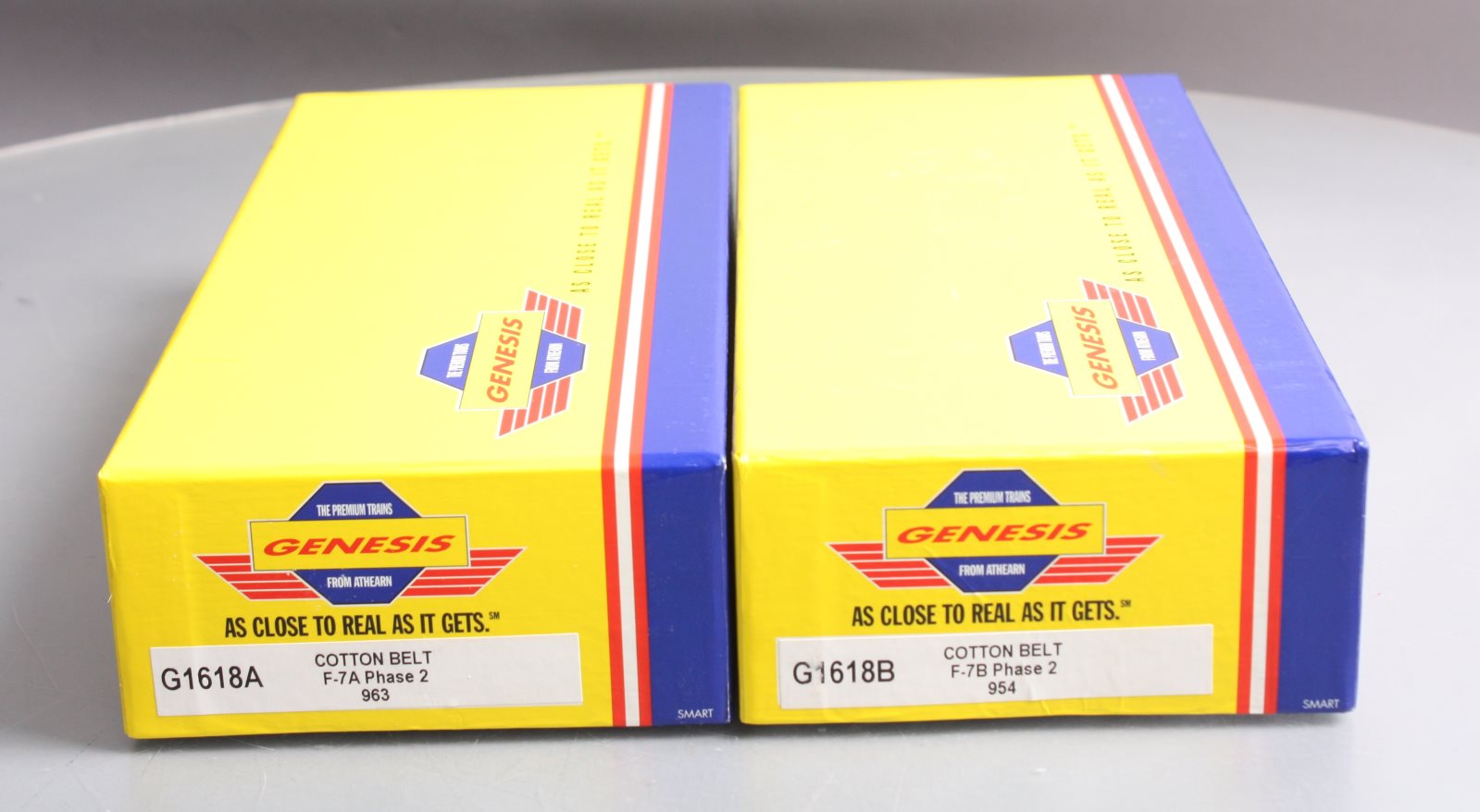 Athearn G1618 HO Scale Cotton Belt F-7A/F-7B Diesel Locomotive Set LN/Box