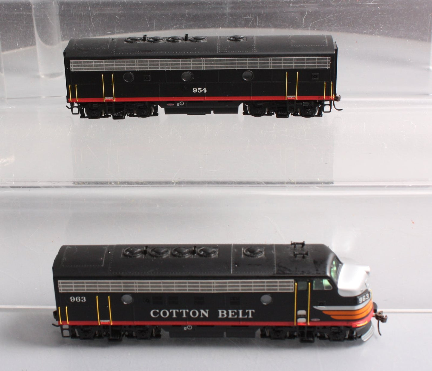 Athearn G1618 HO Scale Cotton Belt F-7A/F-7B Diesel Locomotive Set LN/Box
