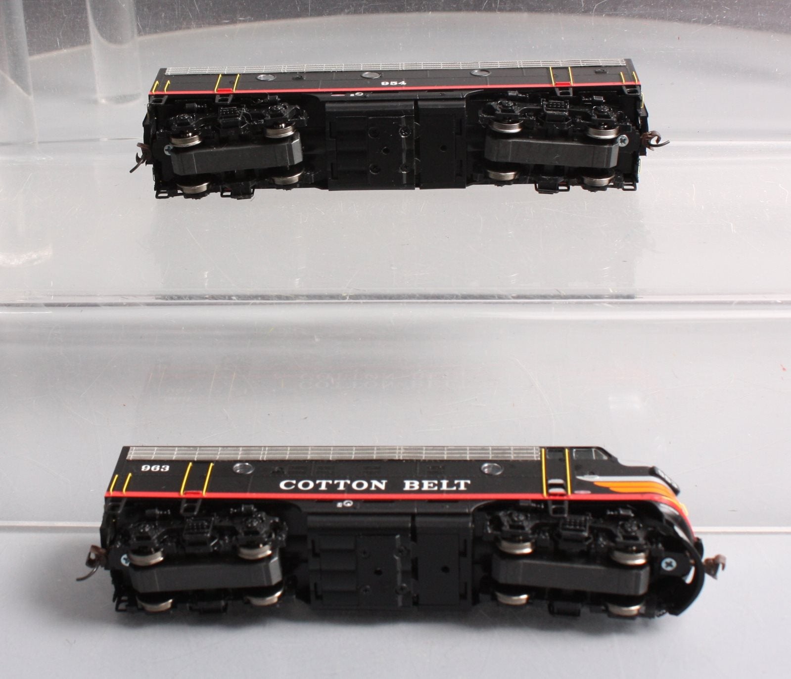 Athearn G1618 HO Scale Cotton Belt F-7A/F-7B Diesel Locomotive Set LN/Box