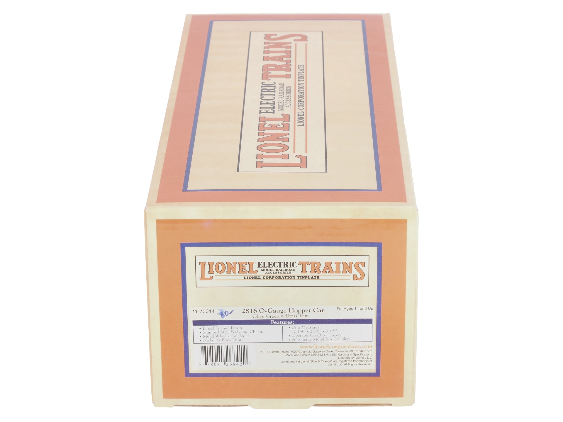 Lionel 11-70014 Coal Car #2816 Olive Green