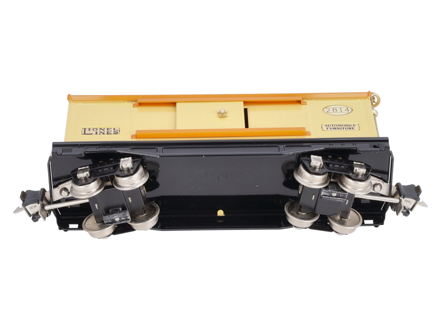 Lionel 11-70002 O Gauge Boxcar #2814 orange/brown LN/Box