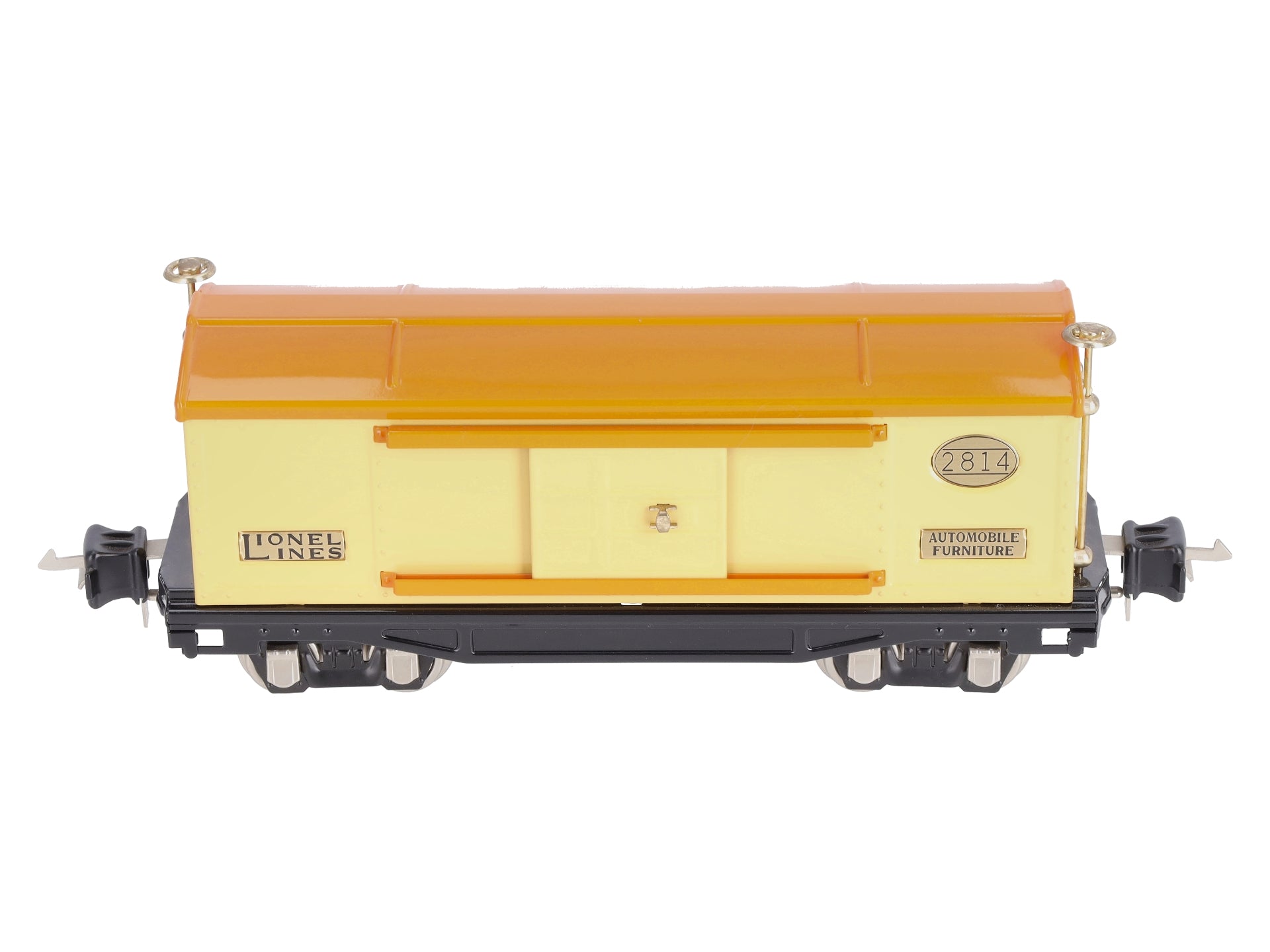 Lionel 11-70002 O Gauge Boxcar #2814 orange/brown LN/Box