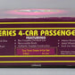 MTH 10-1024 O Gauge Tinplate 600 Series Two-Tone Green Passenger Car Set LN/Box