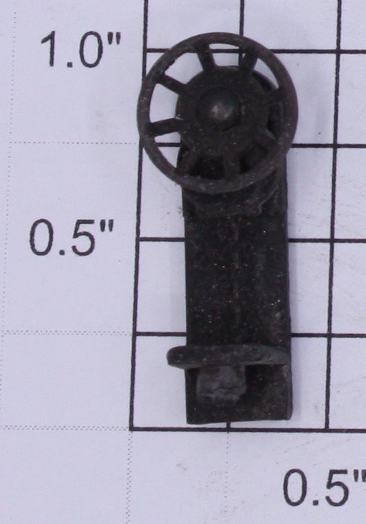 Lionel 3451-5 Black Brake Stand & Wheel