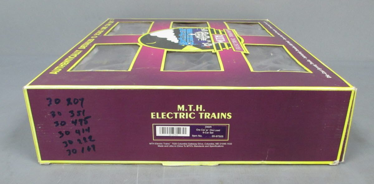 MTH 20-97505 O Duluth, Missabe & Iron Range Premier Ore Car Set (Set of 6) LN/Box