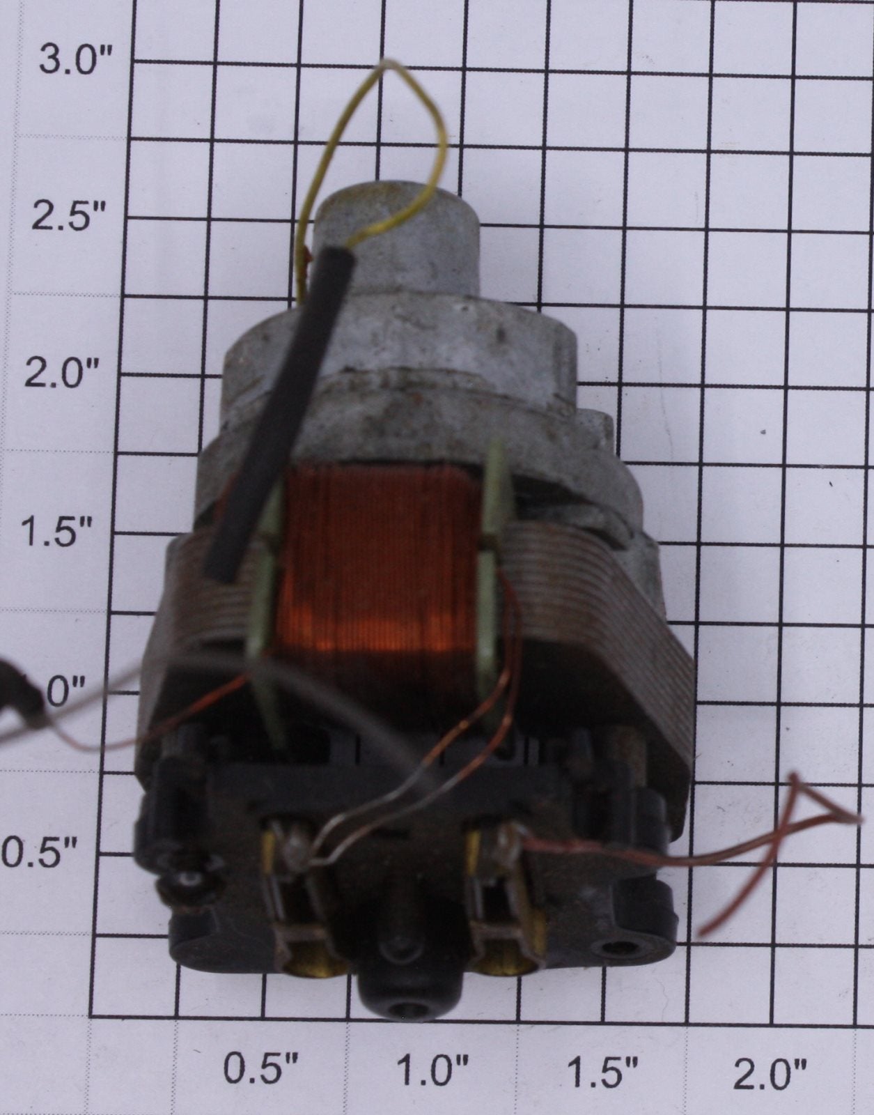 Lionel 3360-46 Burro Crane Motor, Field, and Brush Plate Assembly