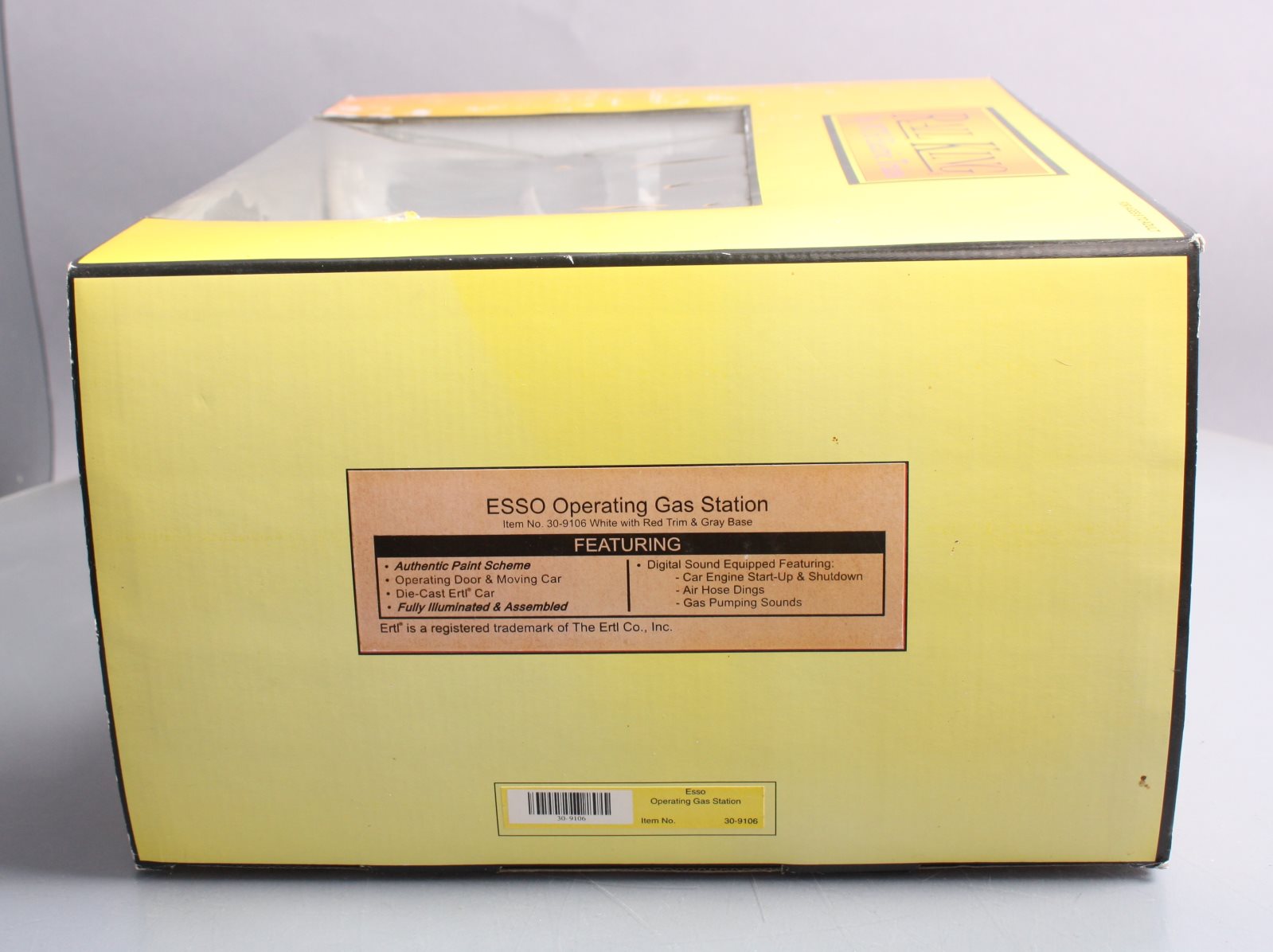 MTH 30-9106 O Gauge Esso Operating Gas Station LN/Box