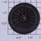 Lionel 8040-123 Plain End Wheel