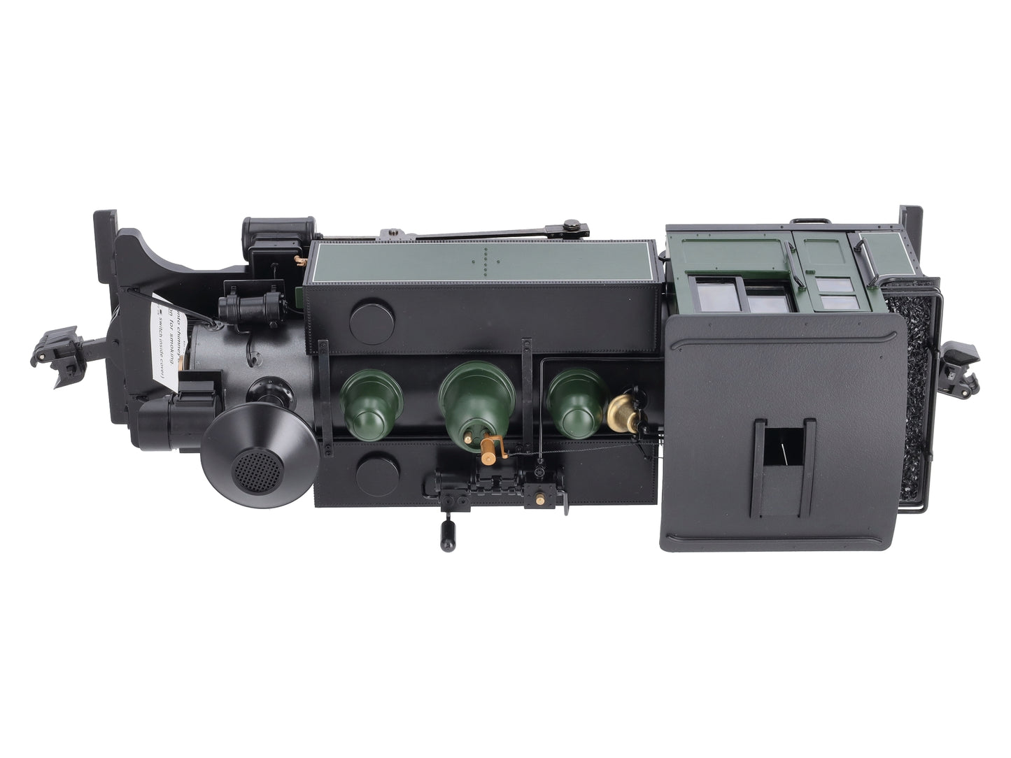 Bachmann 91199 G Scale 2-4-2 Painted/Unlettered Green/Black Steam Loco