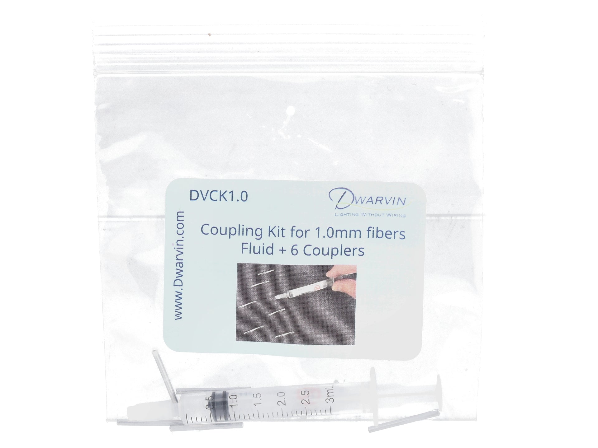 Dwarvin DVCK1.0 Fiber Connecting Kit for 1.0mm Fiber