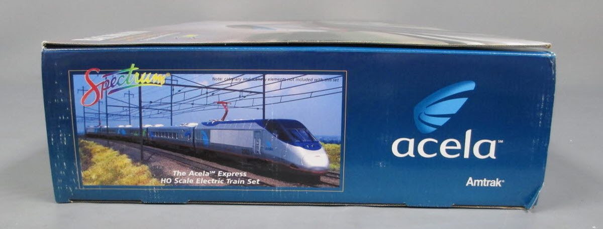 Bachmann 01202 HO Amtrak "Acela" Express High-Speed Electric Train Set LN/Box