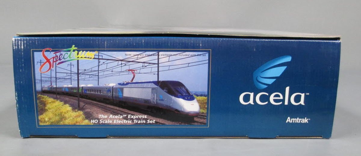 Bachmann 01202 HO Amtrak "Acela" Express High-Speed Electric Train Set LN/Box