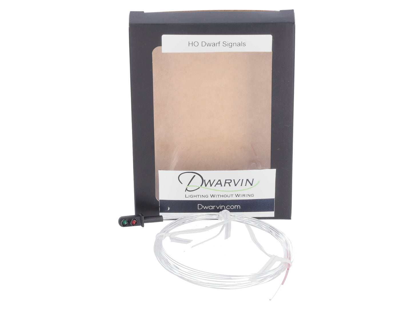 Dwarvin DVFLBS101 HO Fiber-Lit Dwarf Signal (Single) - Black