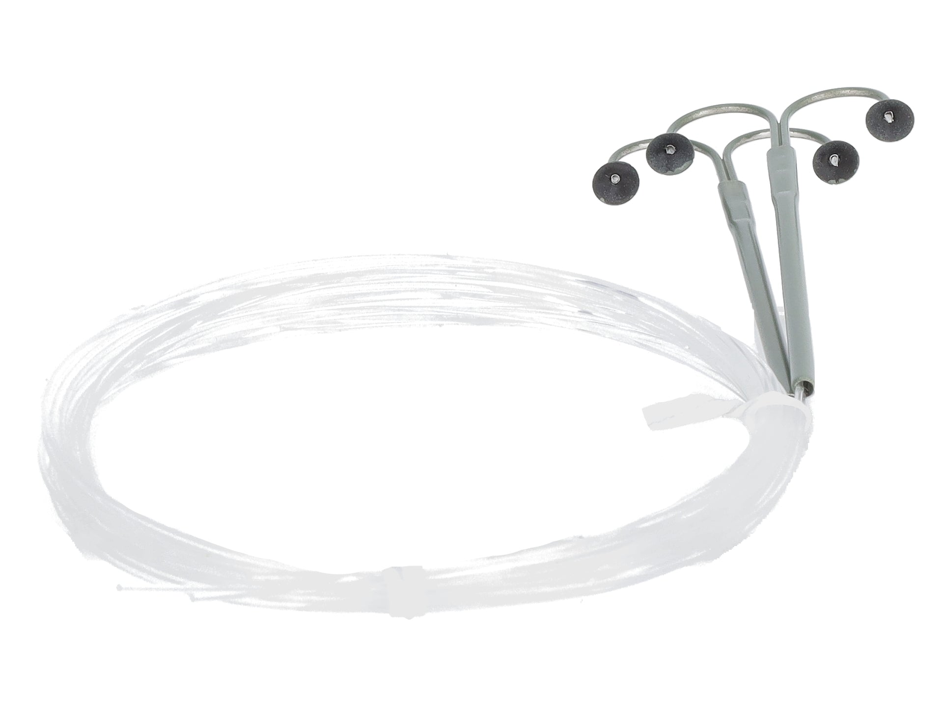 Dwarvin DVSL108 HO/On3/On30/S Fiber-Lit Double Swan/Goose Neck Lamps (Pack of 2)