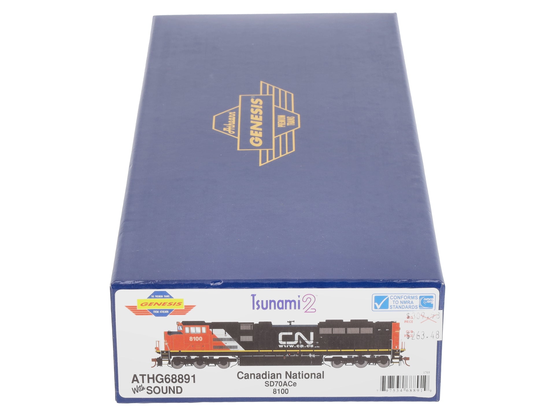 Athearn G68891 HO Scale CN SD70ACe Diesel Locomotive #8100 with