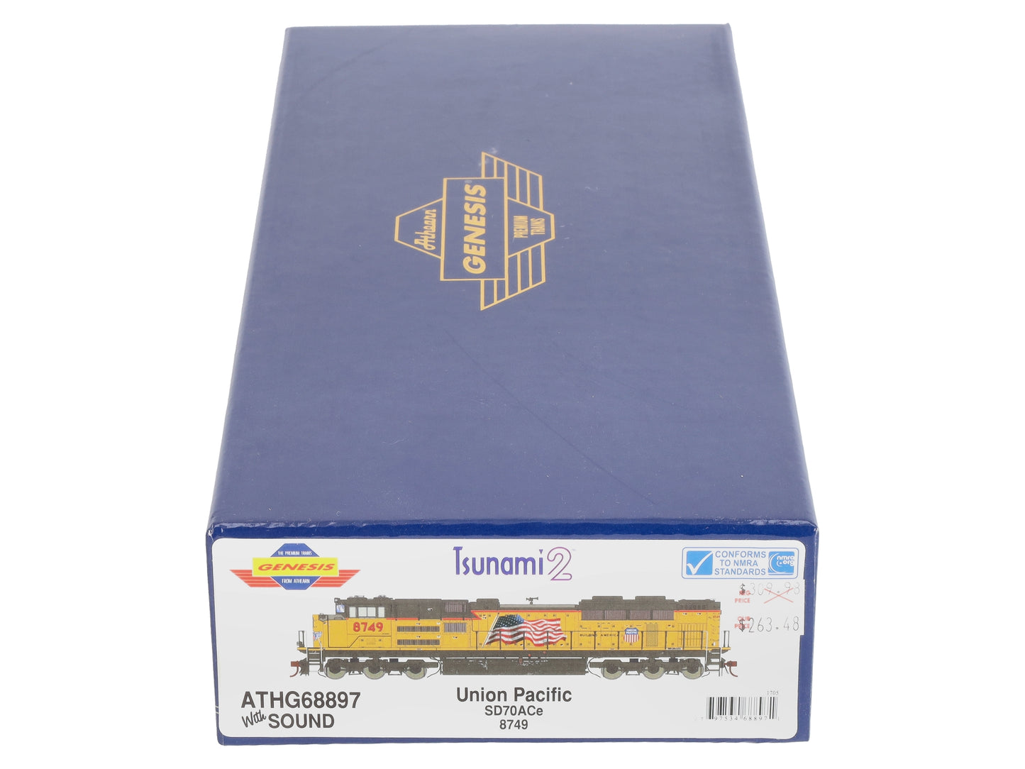 Athearn G68897 HO Union Pacific SD70ACe Diesel Locomotive with DCC & Sound #8749