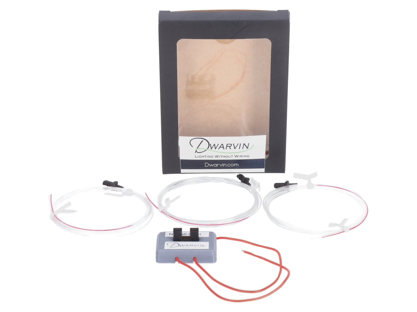 Dwarvin DVTSSS201 N Turnout Signal Stall Motor w/3 Black Dwarf Signals