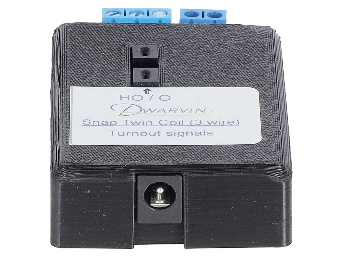 Dwarvin DVTSTC3-1 HO Twin Coil 3 wire 3 Dwarf Signals Kit w/Pwr - Black