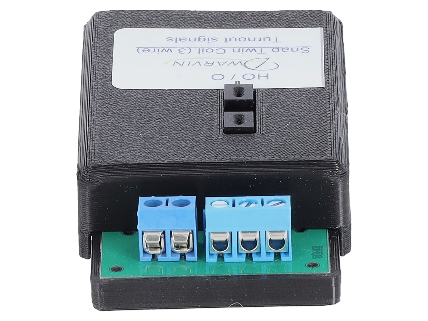 Dwarvin DVTSTC3-1 HO Twin Coil 3 wire 3 Dwarf Signals Kit w/Pwr - Black