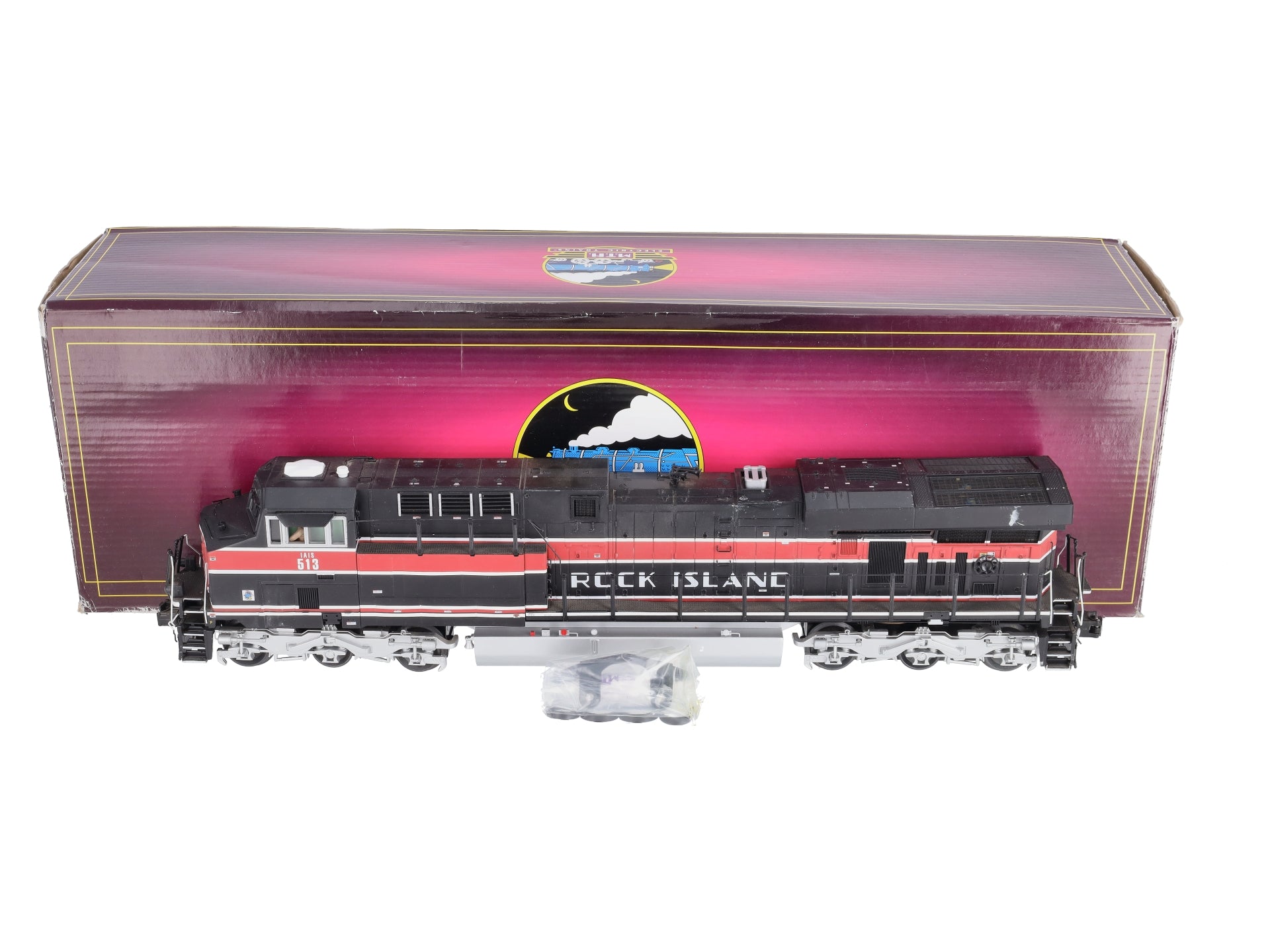 MTH 20-20093-1 Rock Island ES44AC Diesel Engine w/PS 2.0 #513 (Hi-Rail Wheels) LN/Box