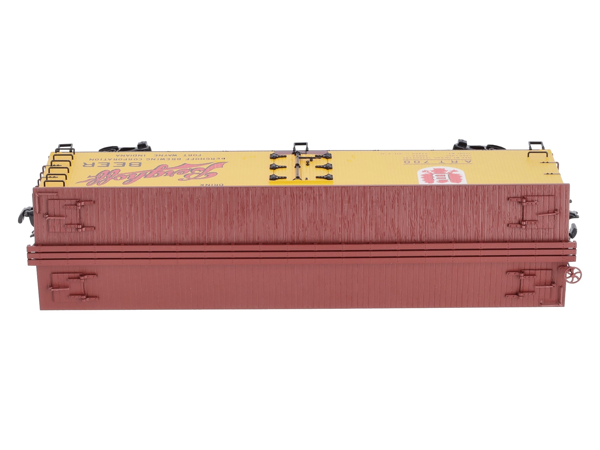 Atlas 8185-1 O Gauge 40' Wood Reefer Berghoff Beer #700 LN/Box